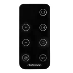 Ventilator cu picior, Rohnson R8600, telecomanda, 28W, 40cm, 26 trepte de viteza, inaltime reglabila 115-135 cm,  oscilare la 90°, Protecție împotriva supraîncălzirii, Negru - imagine 2