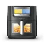 Friteuza cu aer cald Rohnson R2887 MasterChef , 7L, 1800W, sistem dublu de pulverizare, 80-200°C, panou tactil digital, 8 programe, 3D la 360°, iluminare interioara, SHAKE, timer 60min, semnalizarea sonoră, oprire automata, protectie la supraincalzire