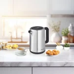 Cana fierbator Rohnson R7032, 2200 W, 1.7 l, baza pivotanta, protectie anti-fierbere uscata, protectie supraincalzire, oprire automata, capac deschidere automata a capacului, filtru de calcar detasabil, otel inoxidabil 304 - imagine 7