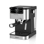 Espressor manual Rohnson R98028 Hot & Cold, 20 bari, 1350 W, 1,5 L, protectie la supraincalzire si suprapresiune, ERP, NTC, PID, oprire automata, display, semnal sonor, 60 Db, negru - imagine 3