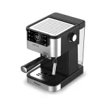 Espressor manual Rohnson R98028 Hot & Cold, 20 bari, 1350 W, 1,5 L, protectie la supraincalzire si suprapresiune, ERP, NTC, PID, oprire automata, display, semnal sonor, 60 Db, negru - imagine 4